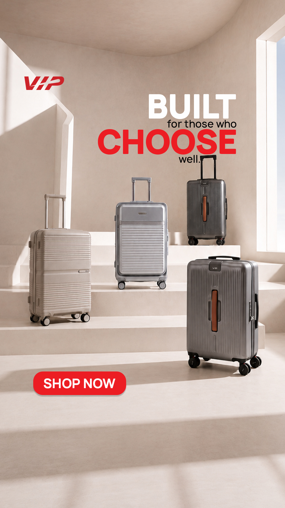 VIP Bags Facebook ad: Explore VIP luggage designed for modern journeys, from…