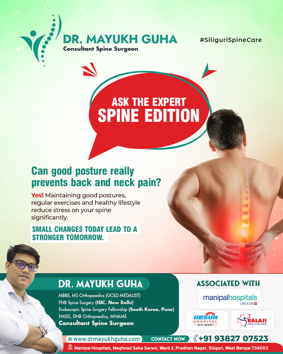 Dr Mayukh Guha, Spine Surgeon Facebook ad
