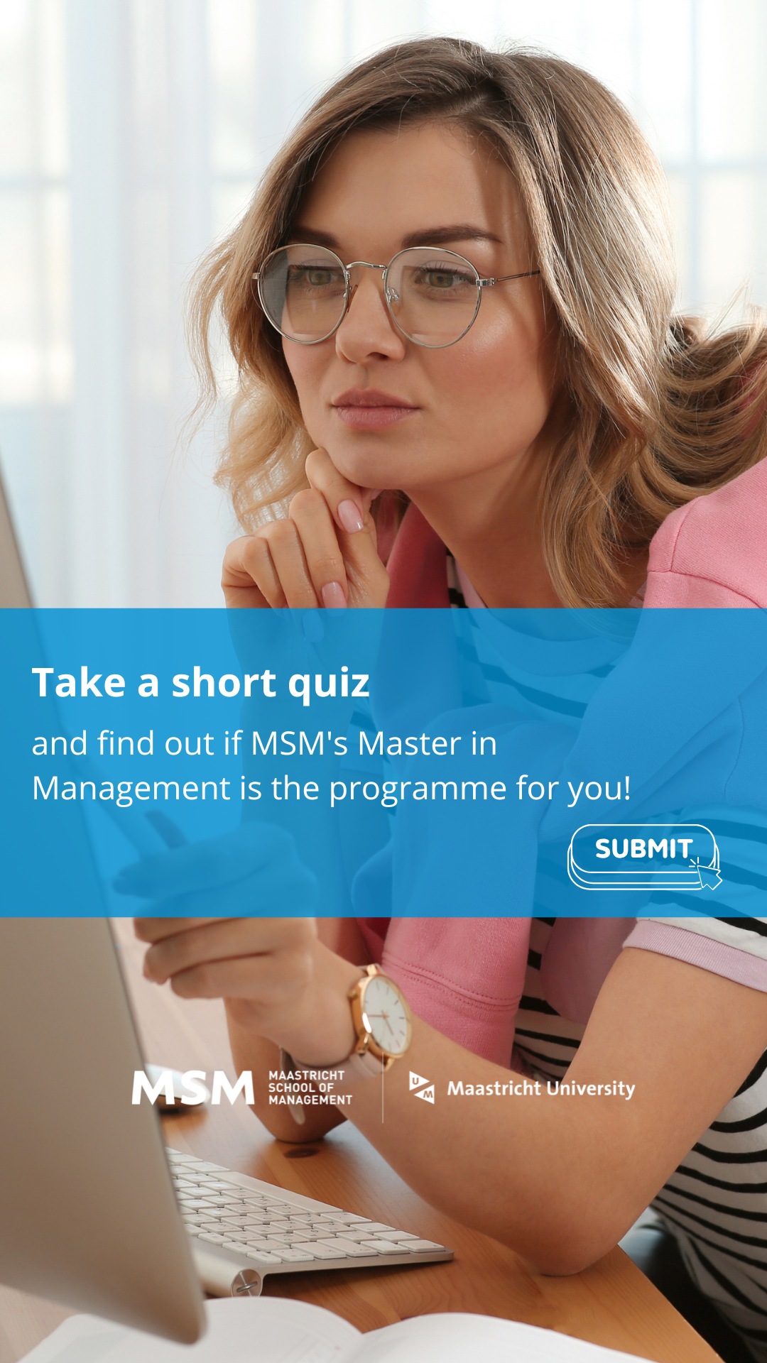 Maastricht School of Management Facebook ad