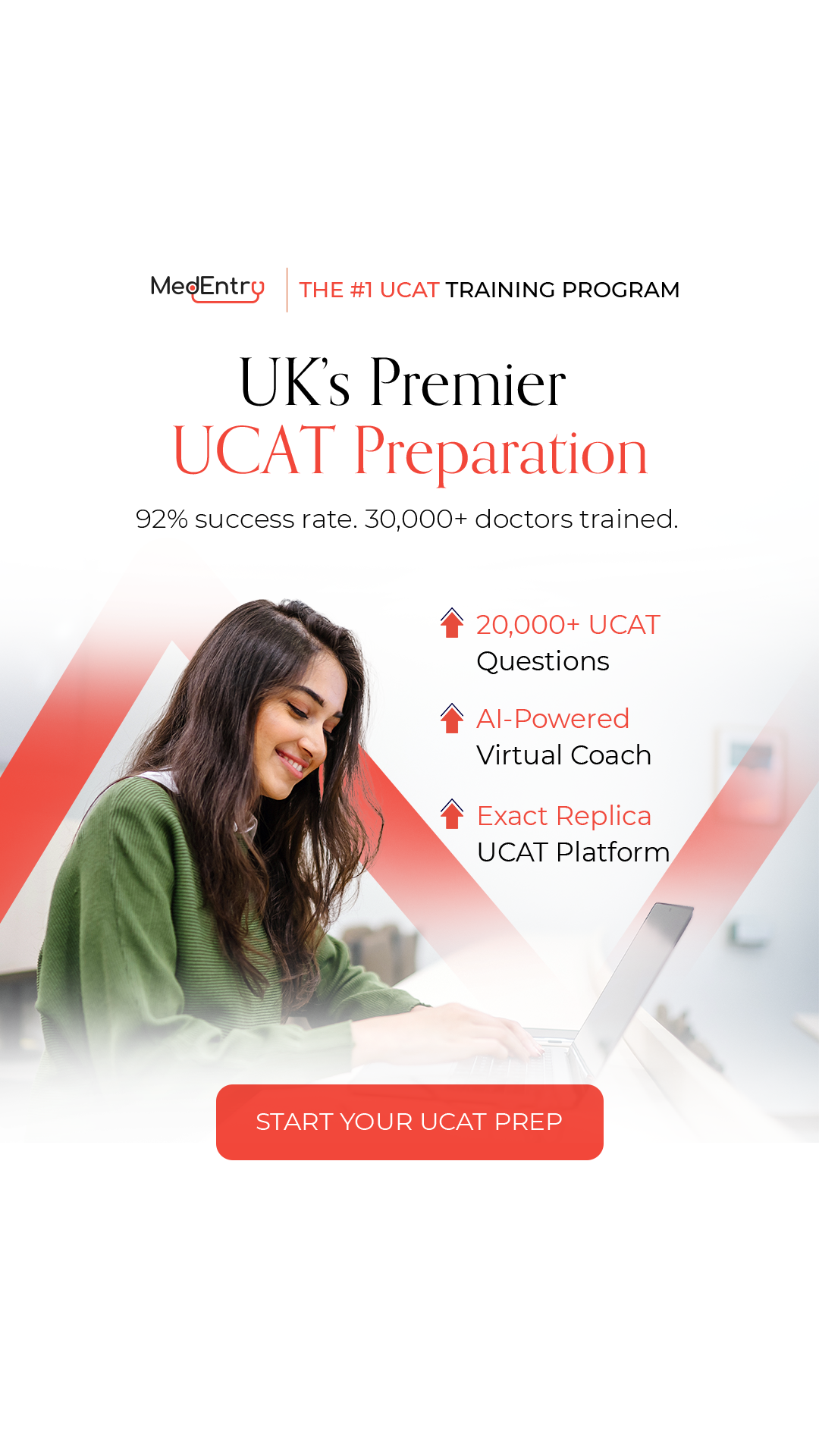 MedEntry UCAT UK Facebook ad