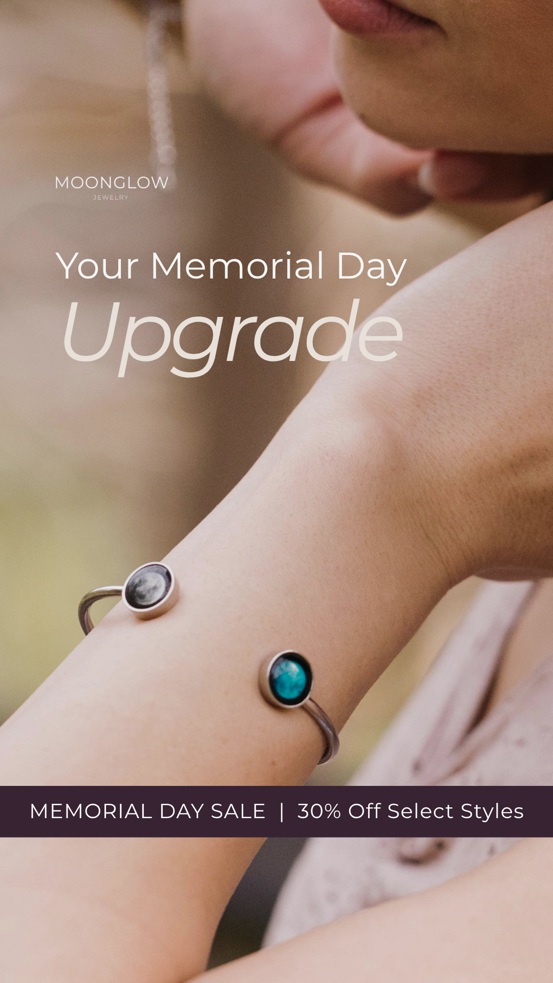 Moonglow Jewelry Facebook ad