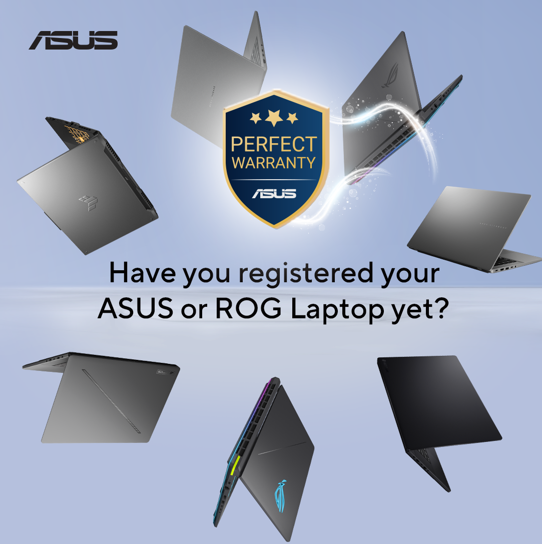 ASUS Facebook ad: Your ASUS or ROG laptop now comes with…