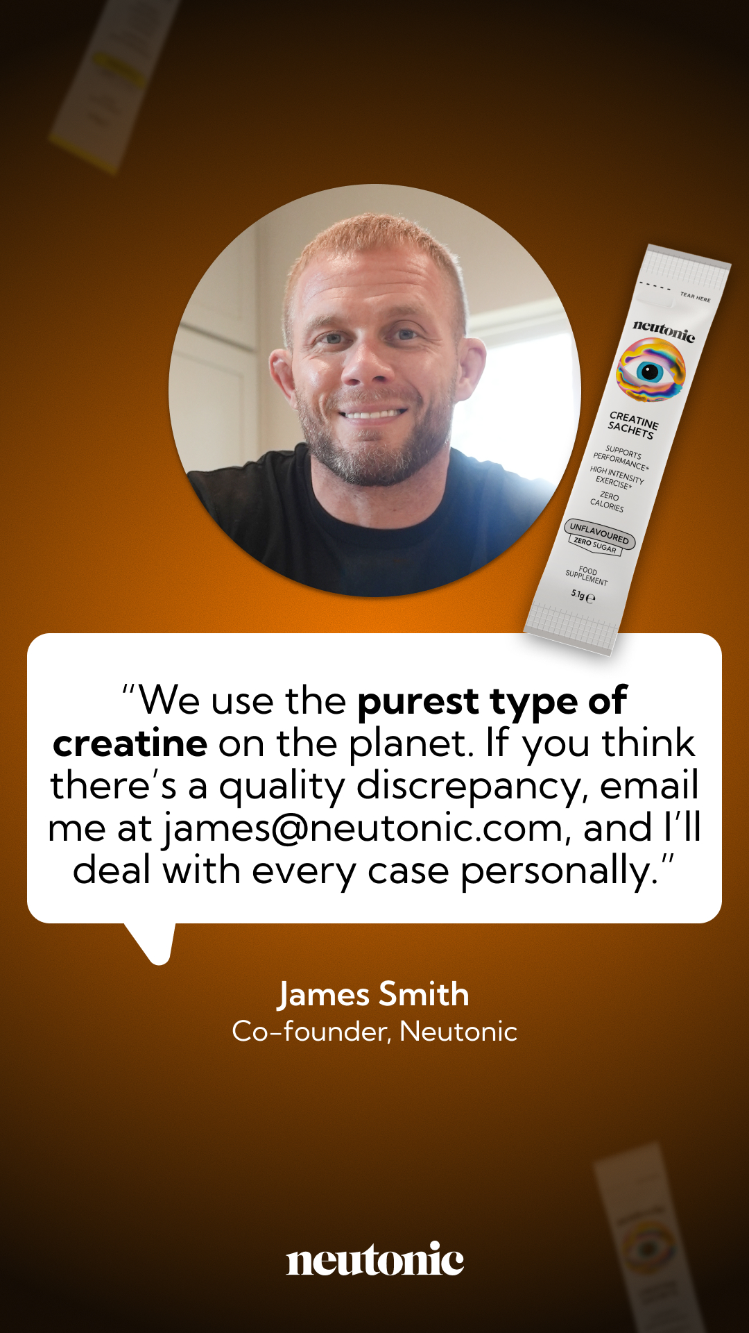 James Smith Facebook ad