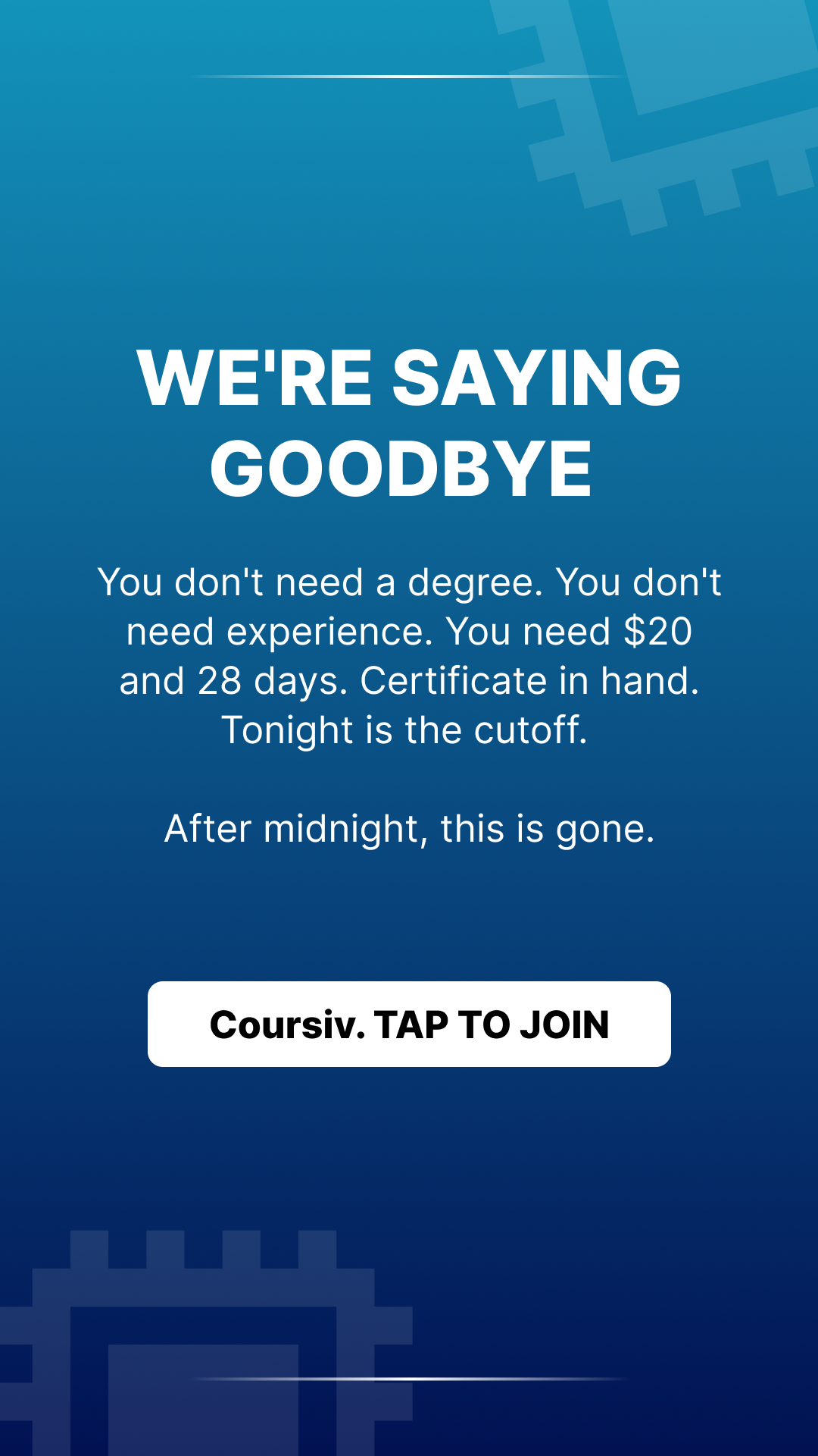 Coursiv Facebook ad