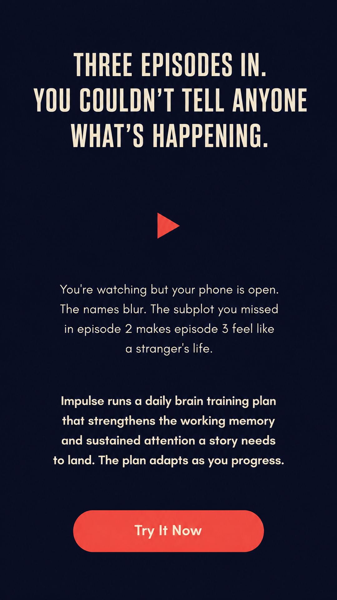 Boost Your Cognitive Performance Facebook ad: Get Your Brain Training Plan Now