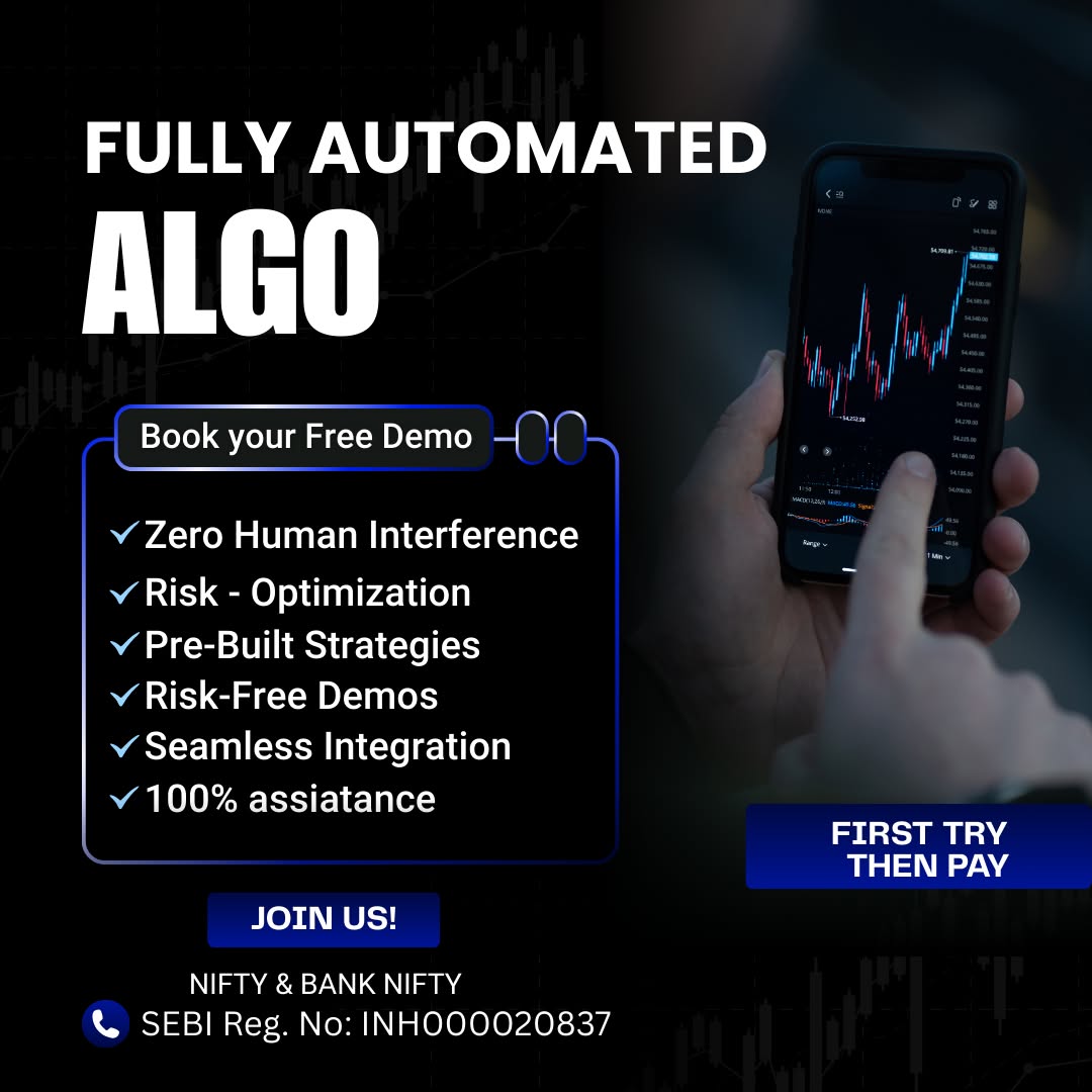 Nifty Algo trading software Facebook ad