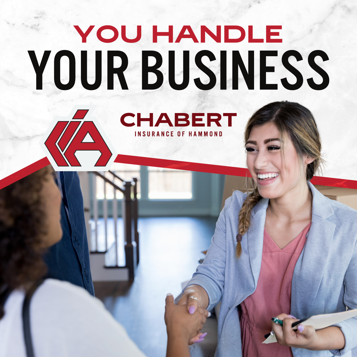 Chabert Insurance Agency of Hammond Facebook ad: From builders risk to workers comp, we’ve got…
