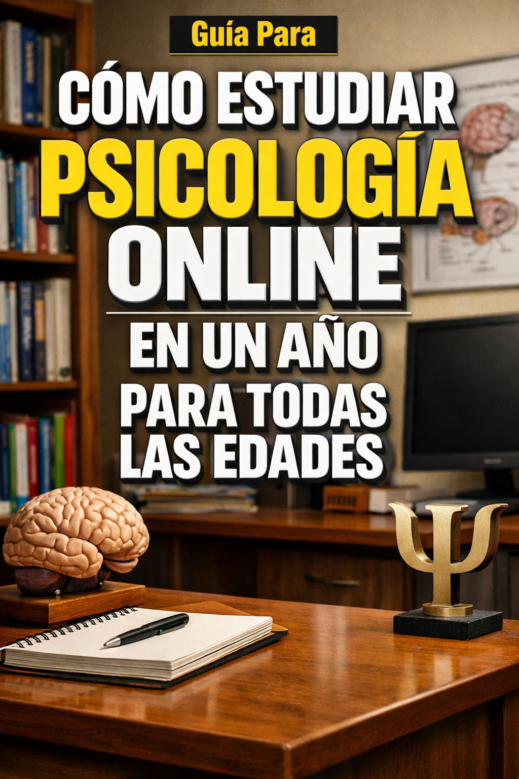 Life Guide Facebook ad: Guía sobre cómo estudiar psicología en línea en un año…