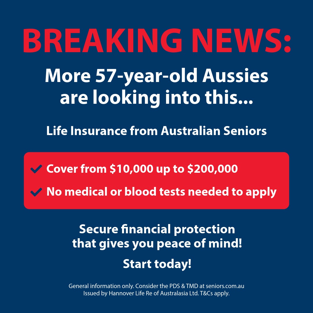 Australian Seniors Insurance Agency Facebook ad