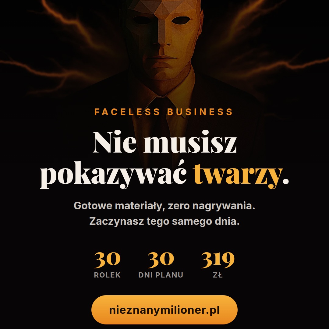 Nieznany Milioner Facebook ad