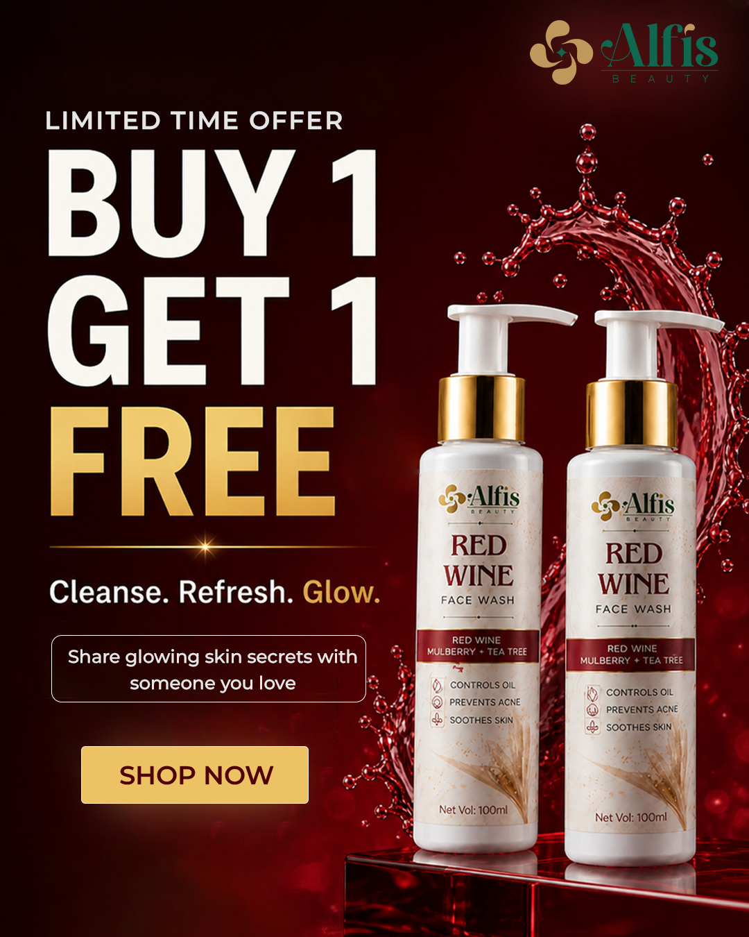 Alfis beauty  Facebook ad