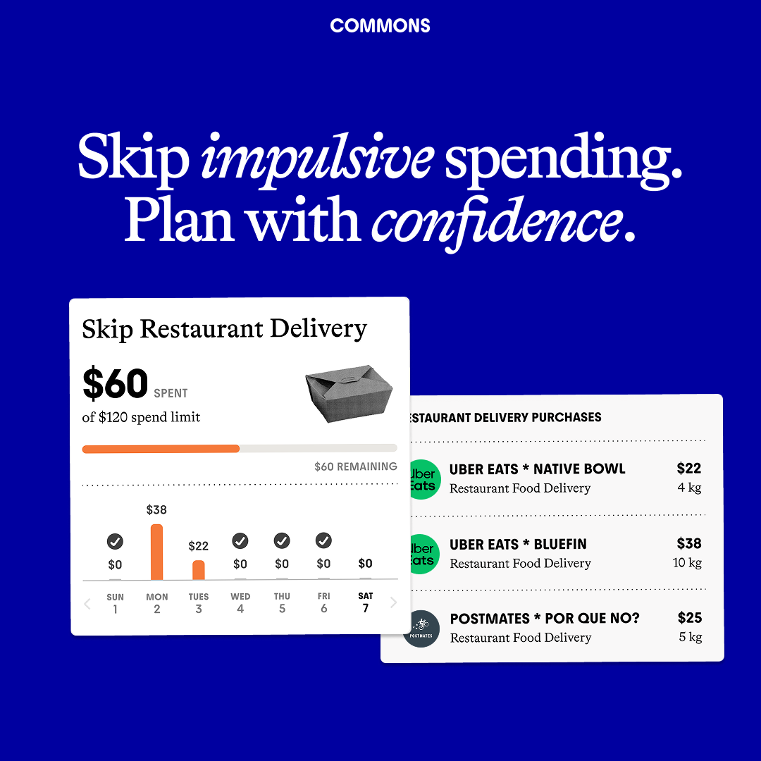 Commons App Facebook ad: Commons: Make Your Money Count