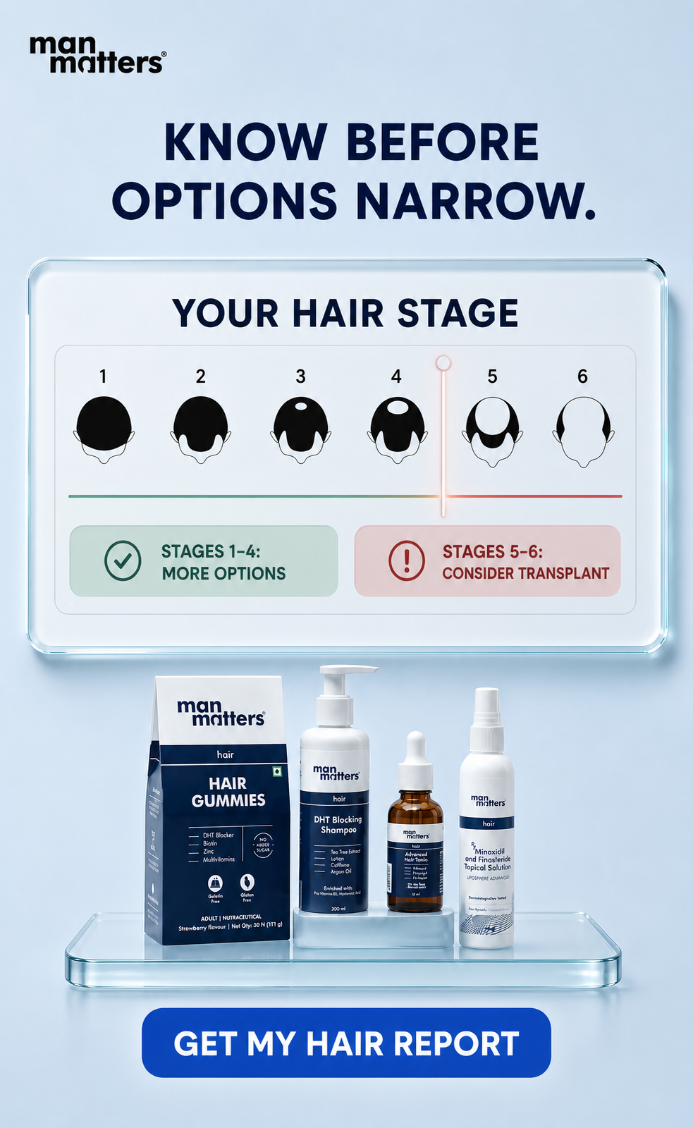 Hair Matters by Man Matters Facebook ad
