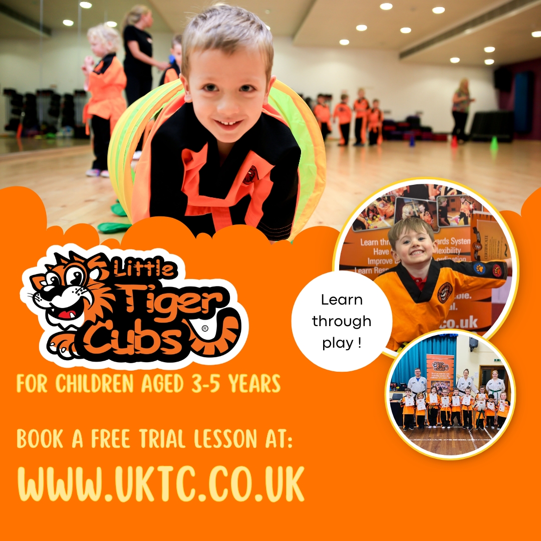 UKTC Taekwon-Do & Little Tiger Cubs Facebook ad: Book a FREE Trial Lesson