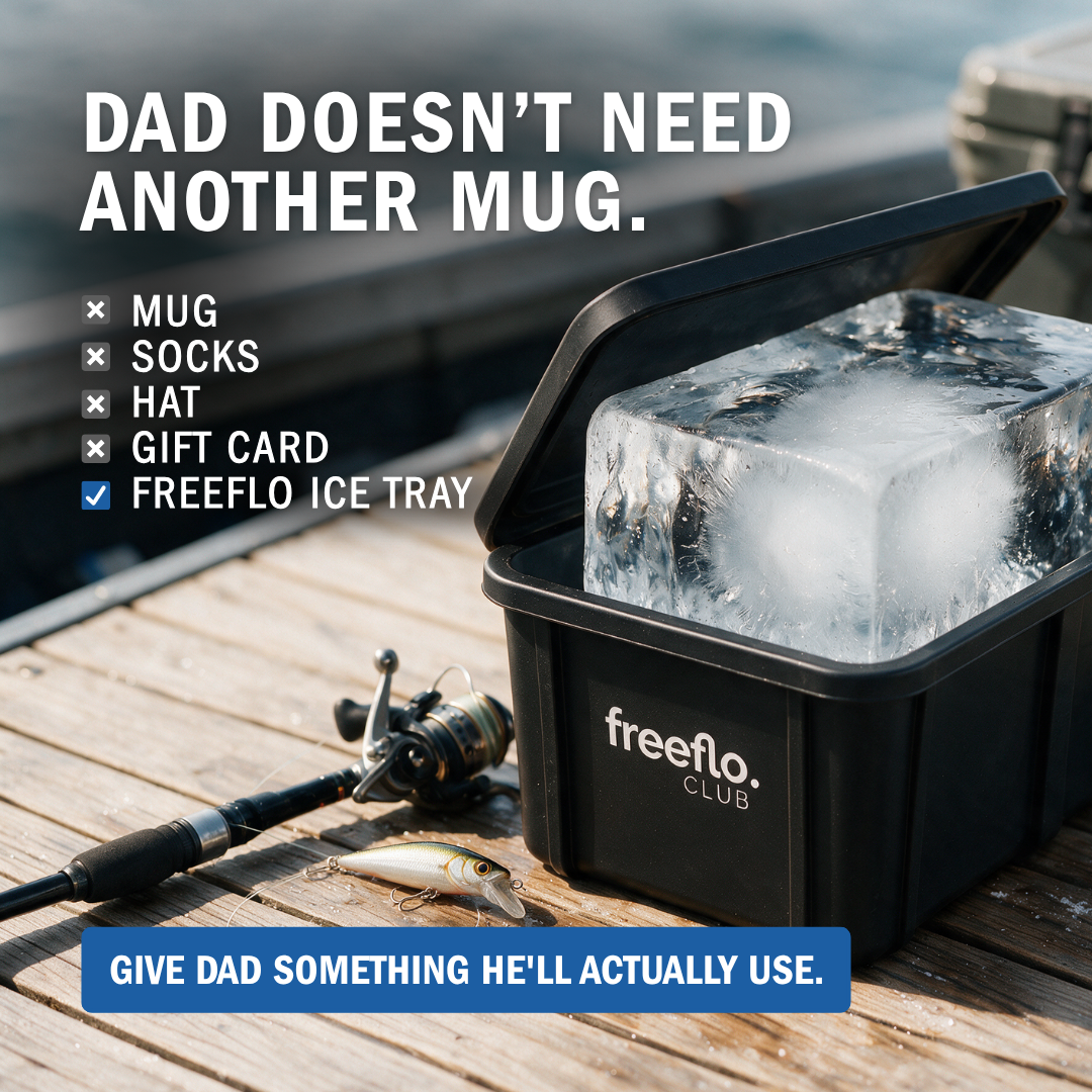 Freeflo Club Facebook ad: 6 Trays + FREE Cubes, $149.99