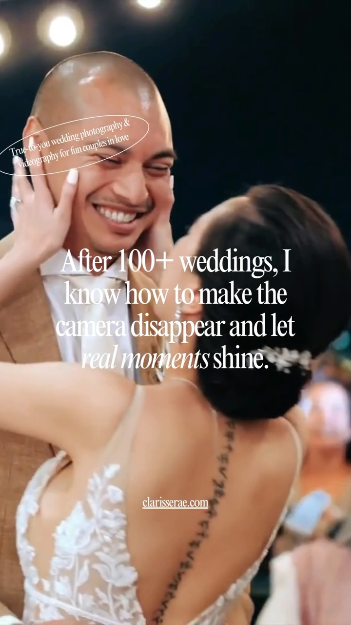 Clarisse Rae Photo & Video Facebook ad: Looking for wedding photos that really feel like…