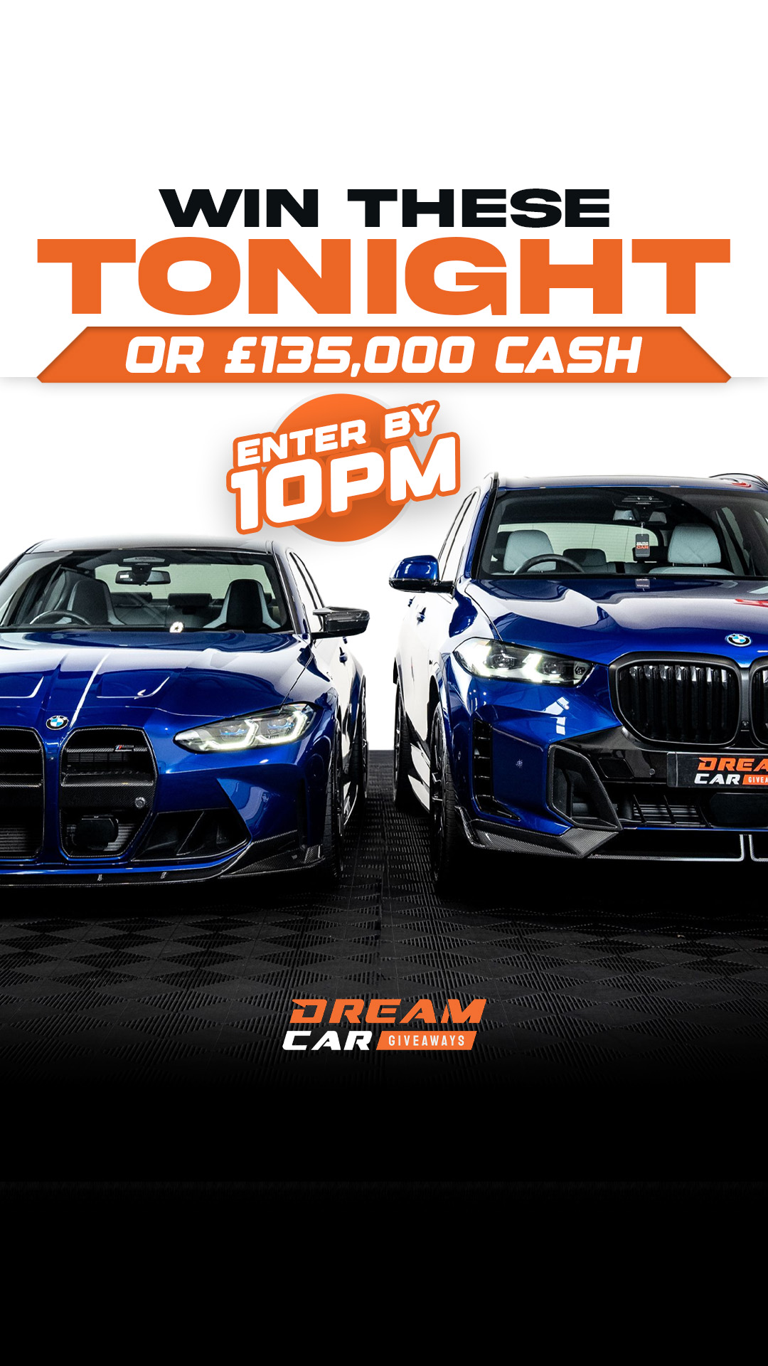 Dream Car Giveaways Facebook ad
