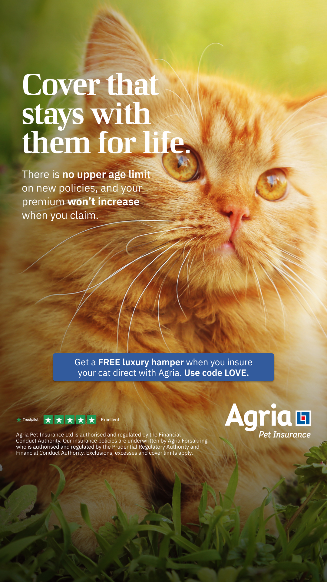 Agria Pet Insurance Facebook ad