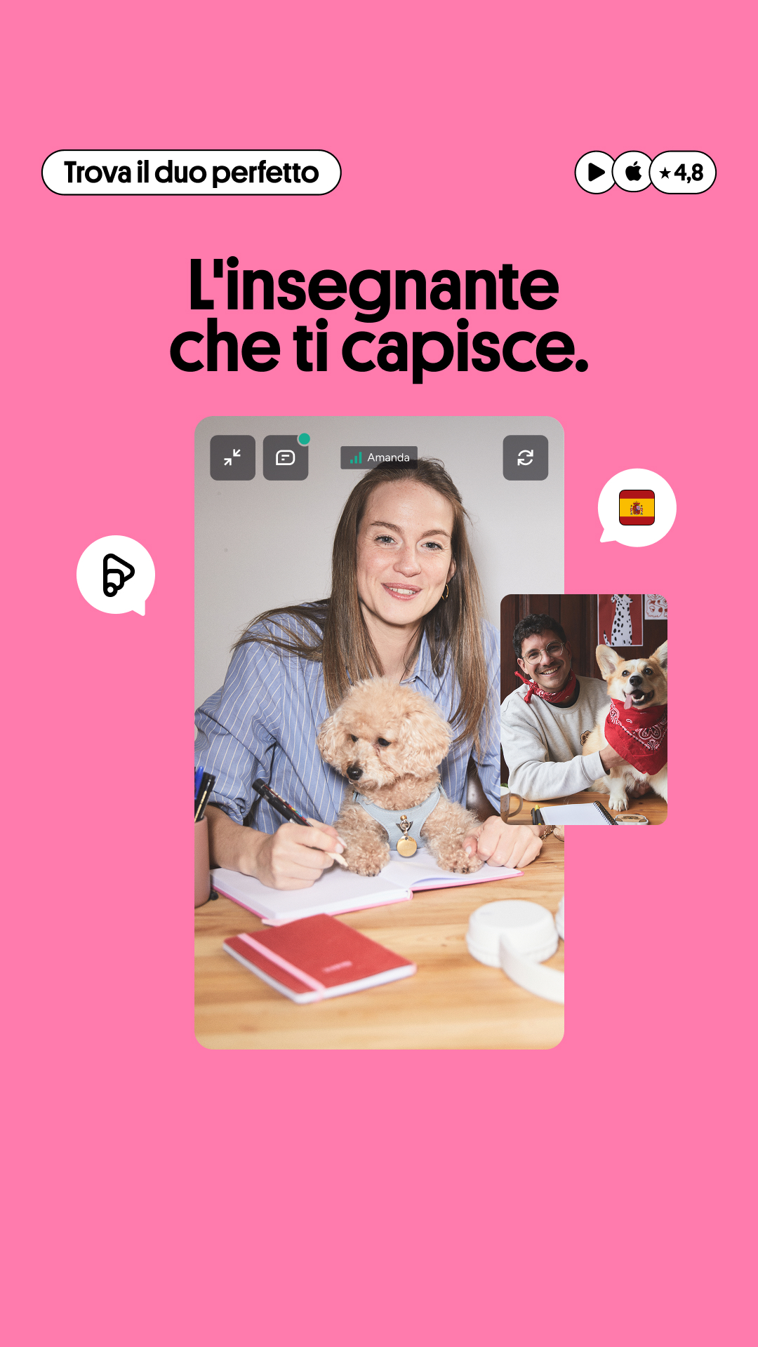Preply Facebook ad