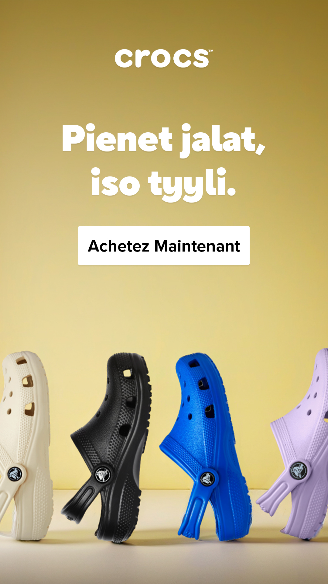 Crocs Facebook ad