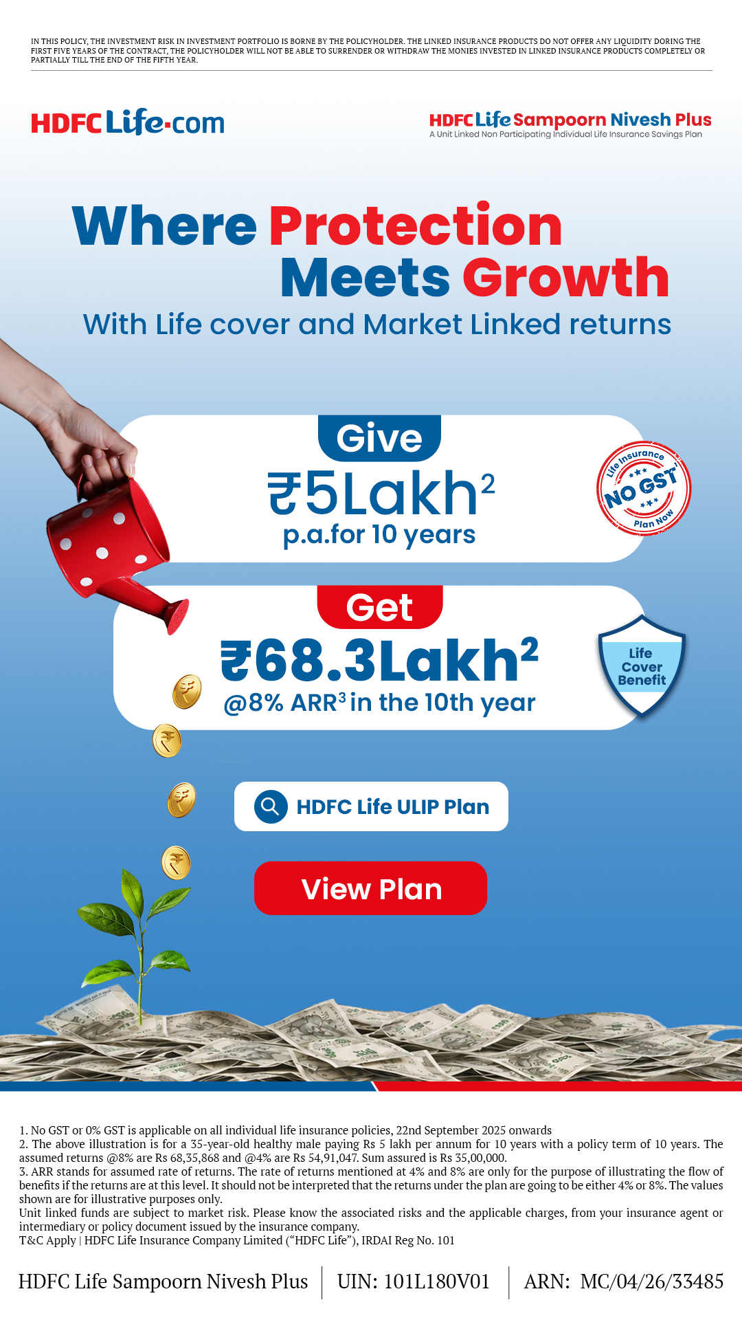 HDFC Life Facebook ad
