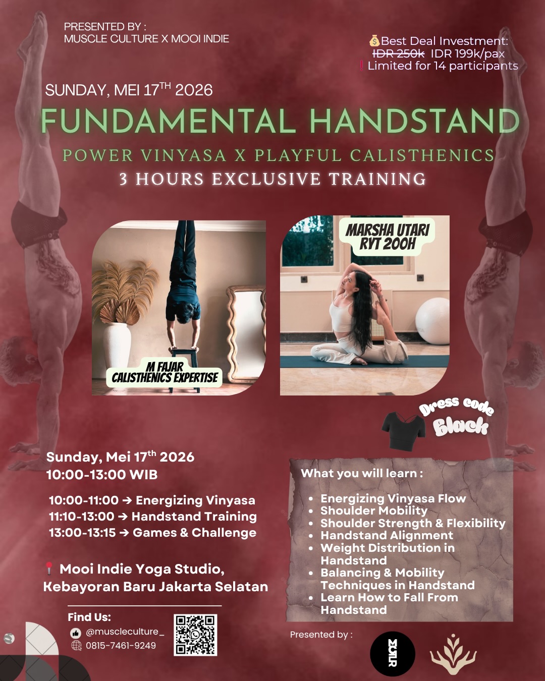 muscleculture_ Facebook ad: UPCOMING SPECIAL TRAINING