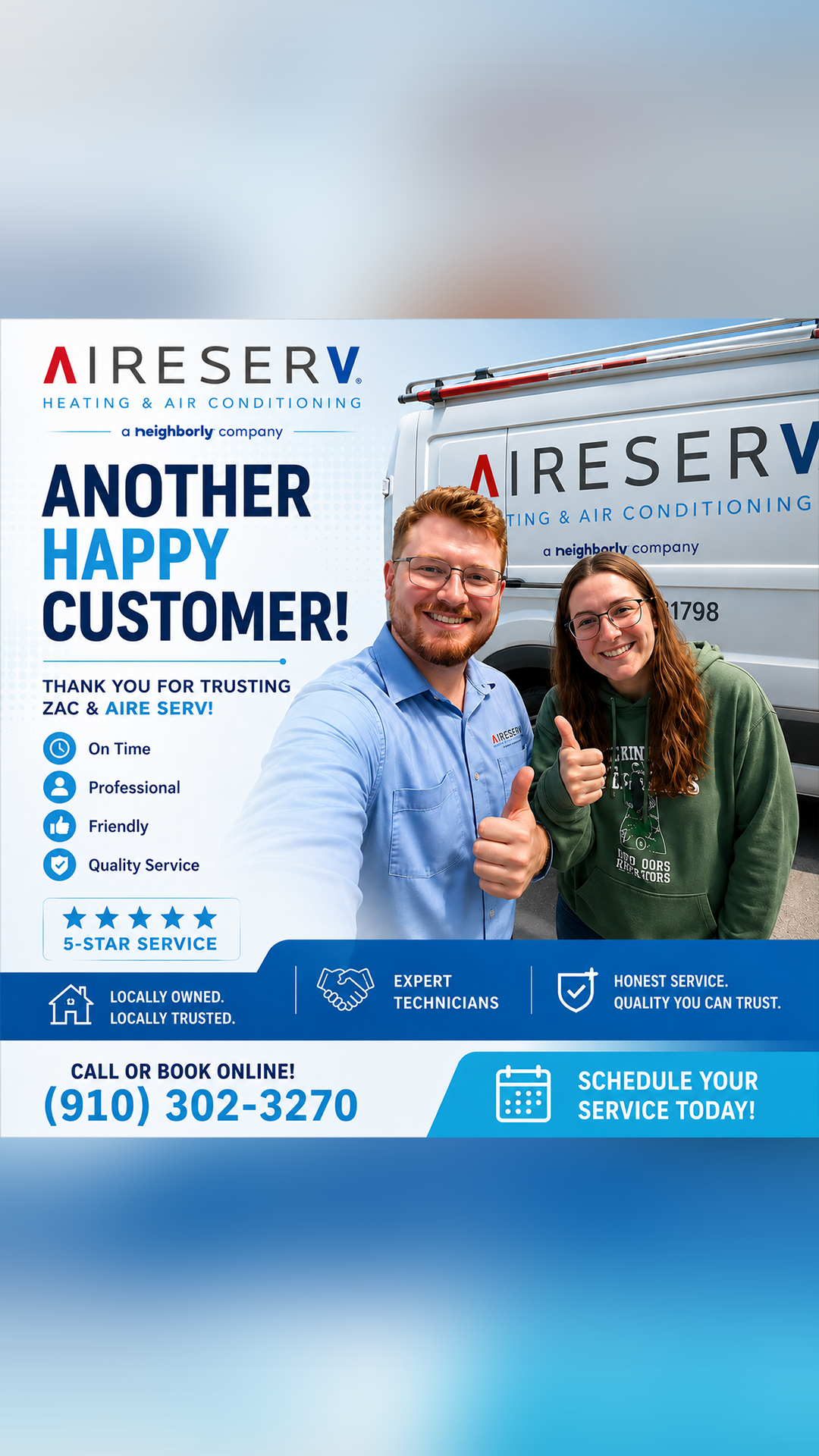 Aire Serv of Coastal Carolina Facebook ad