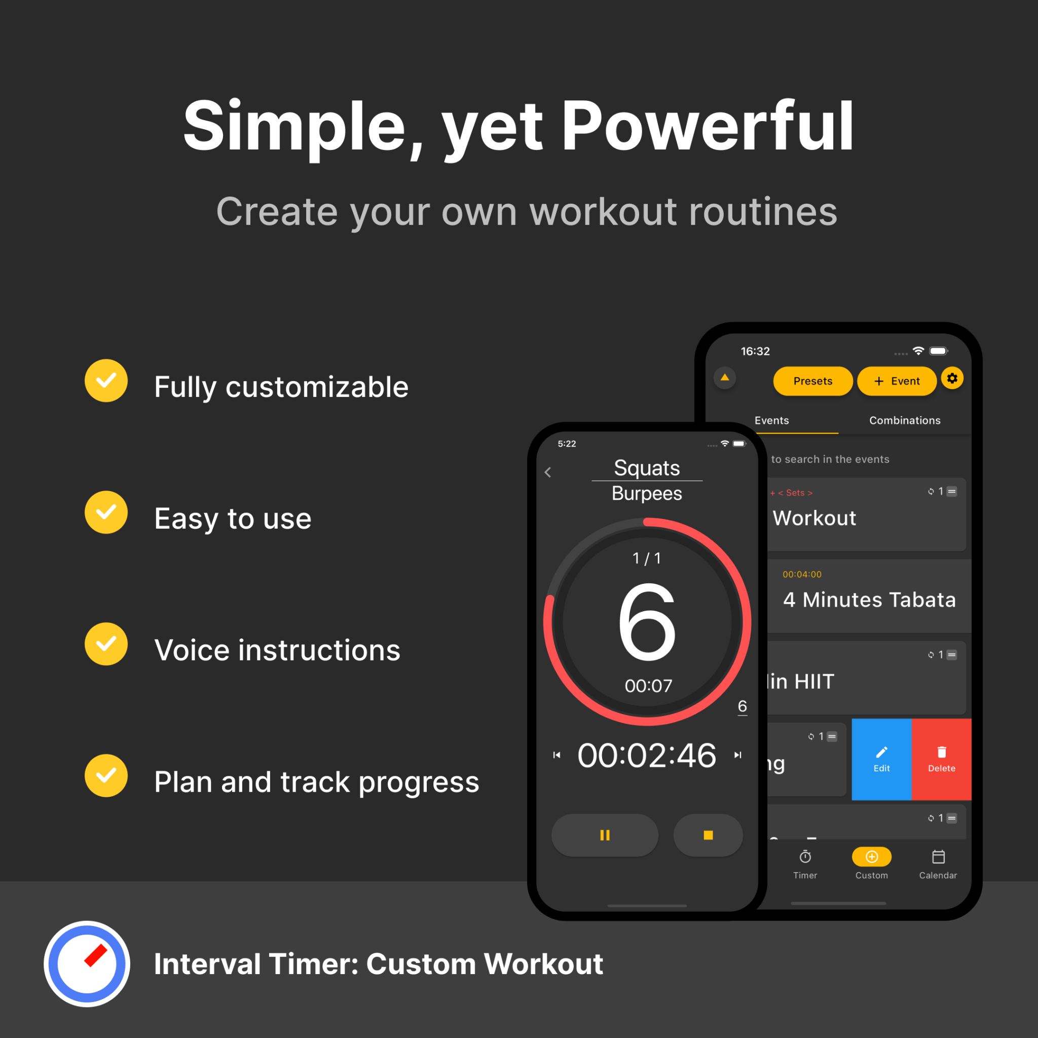 Interval Timer: Custom Workout Facebook ad from Feb 23, 2025