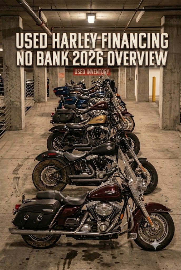 Daily Resource Hub Facebook ad: Used Harley Financing No Bank Guide 2026