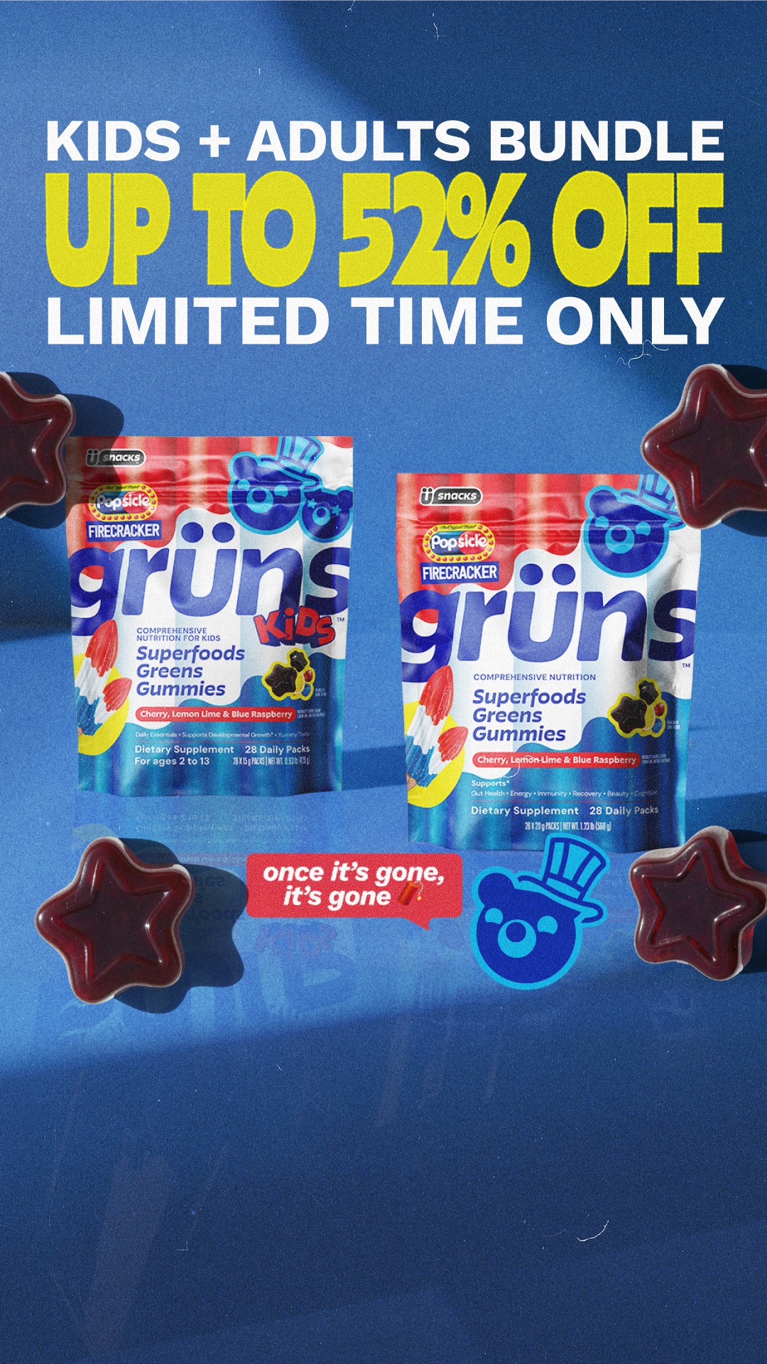 Grüns Kids Facebook ad