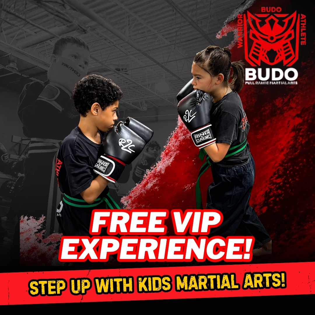 Budo Voorhees Martial Arts Facebook ad: Special Savings Kids Martial Arts