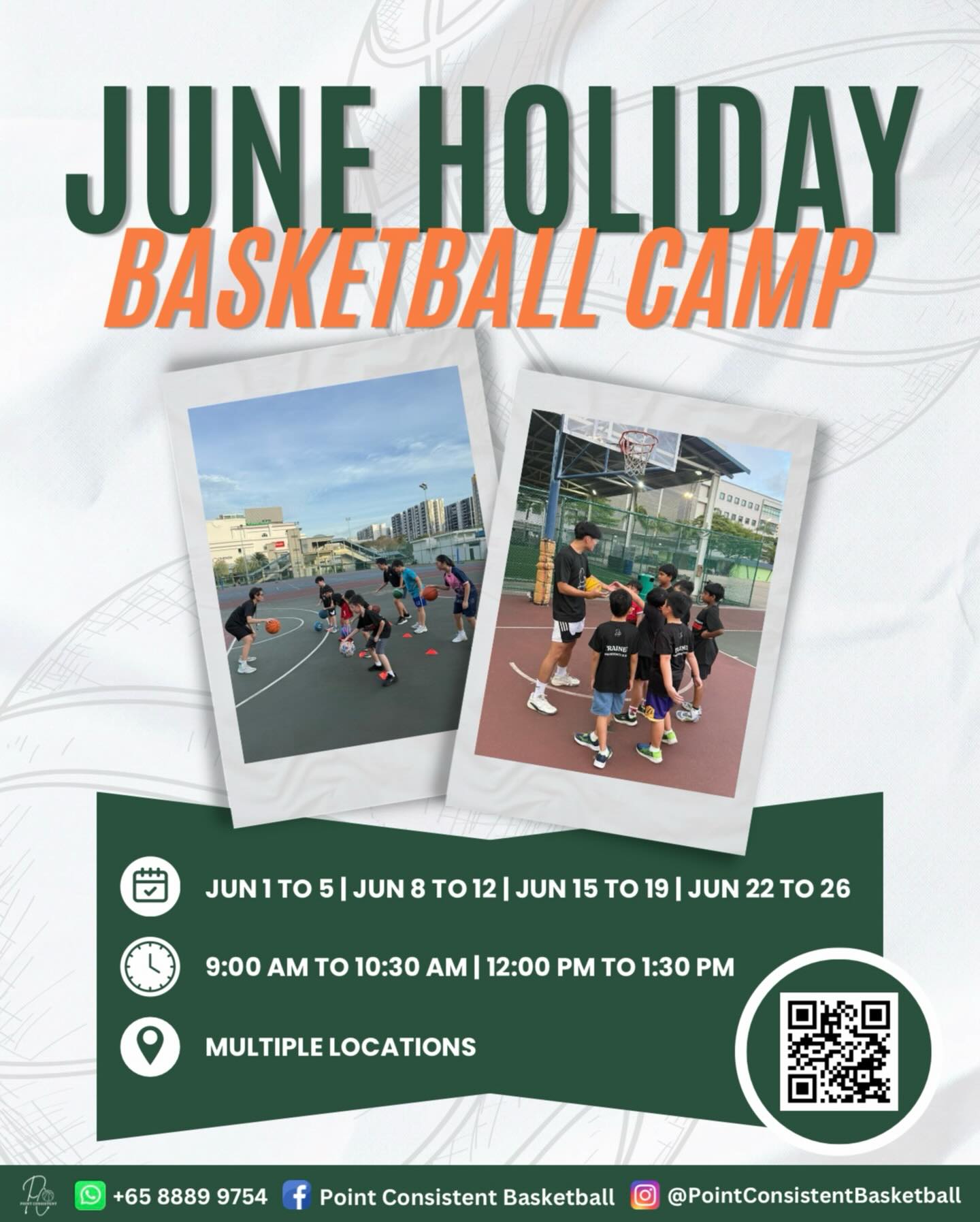 Point Consistent Basketball Facebook ad: We are excited to roll out our Summer…