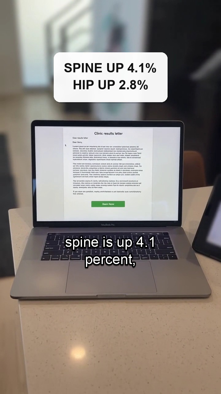 Dana Whitlock Facebook ad: My DEXA scan came back