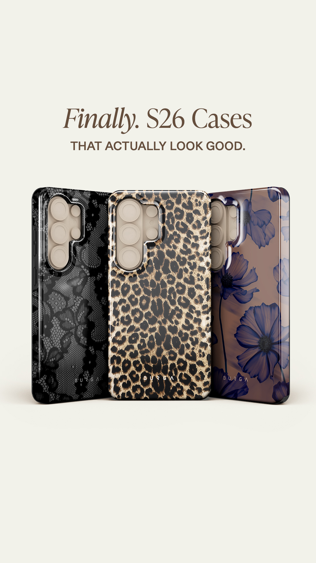 BURGA Cases Facebook ad