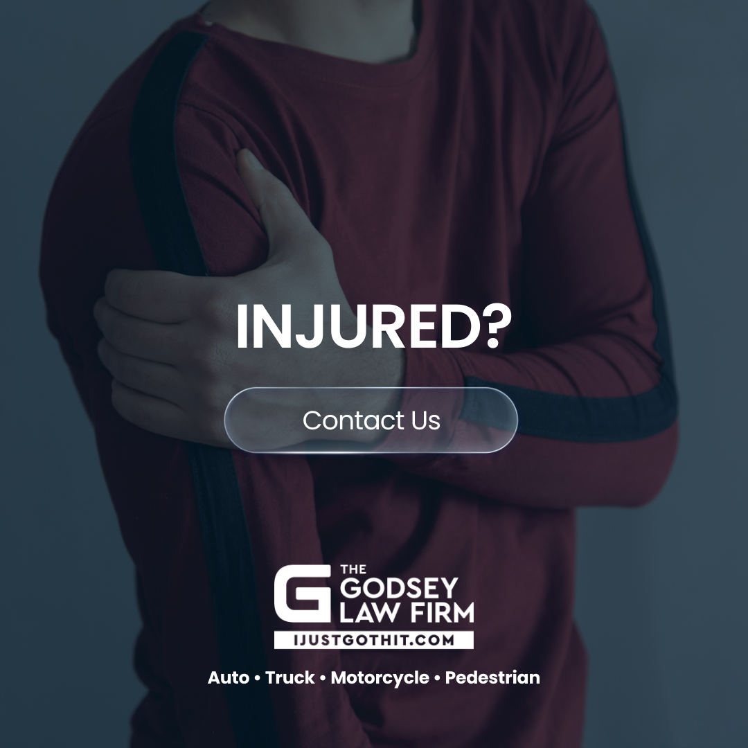 The Godsey Law Firm Facebook ad: An accident can change everything in seconds.