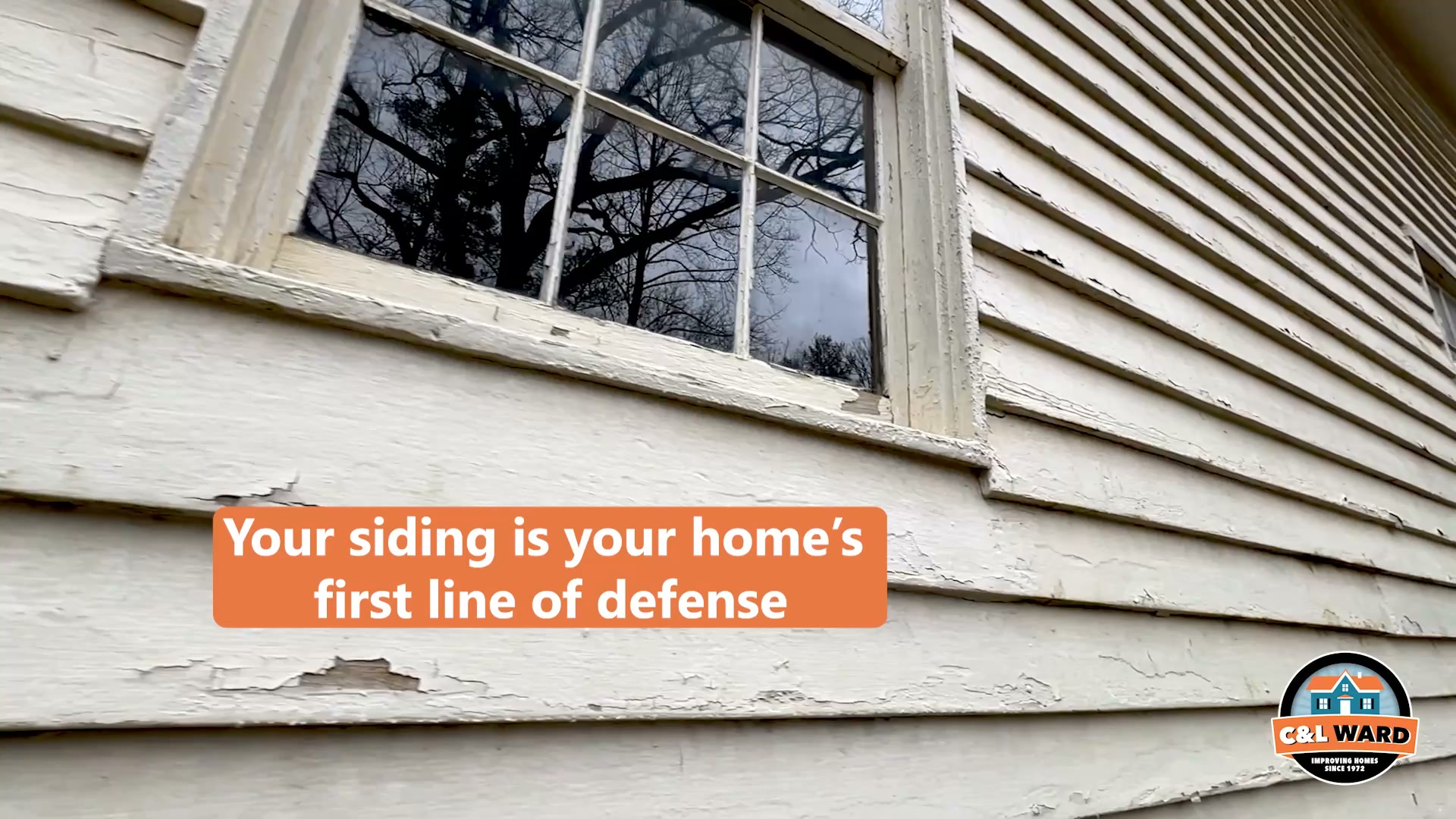 C&L Ward Facebook ad: $2,000 Off Siding + 18 Months No Payments