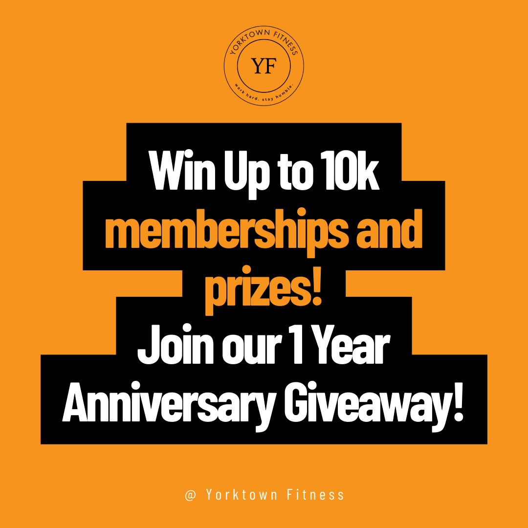 Yorktown Fitness Facebook ad: 𝐁𝐮𝐫𝐧 𝐅𝐚𝐭 & 𝐖𝐈𝐍 𝐁𝐈𝐆!
