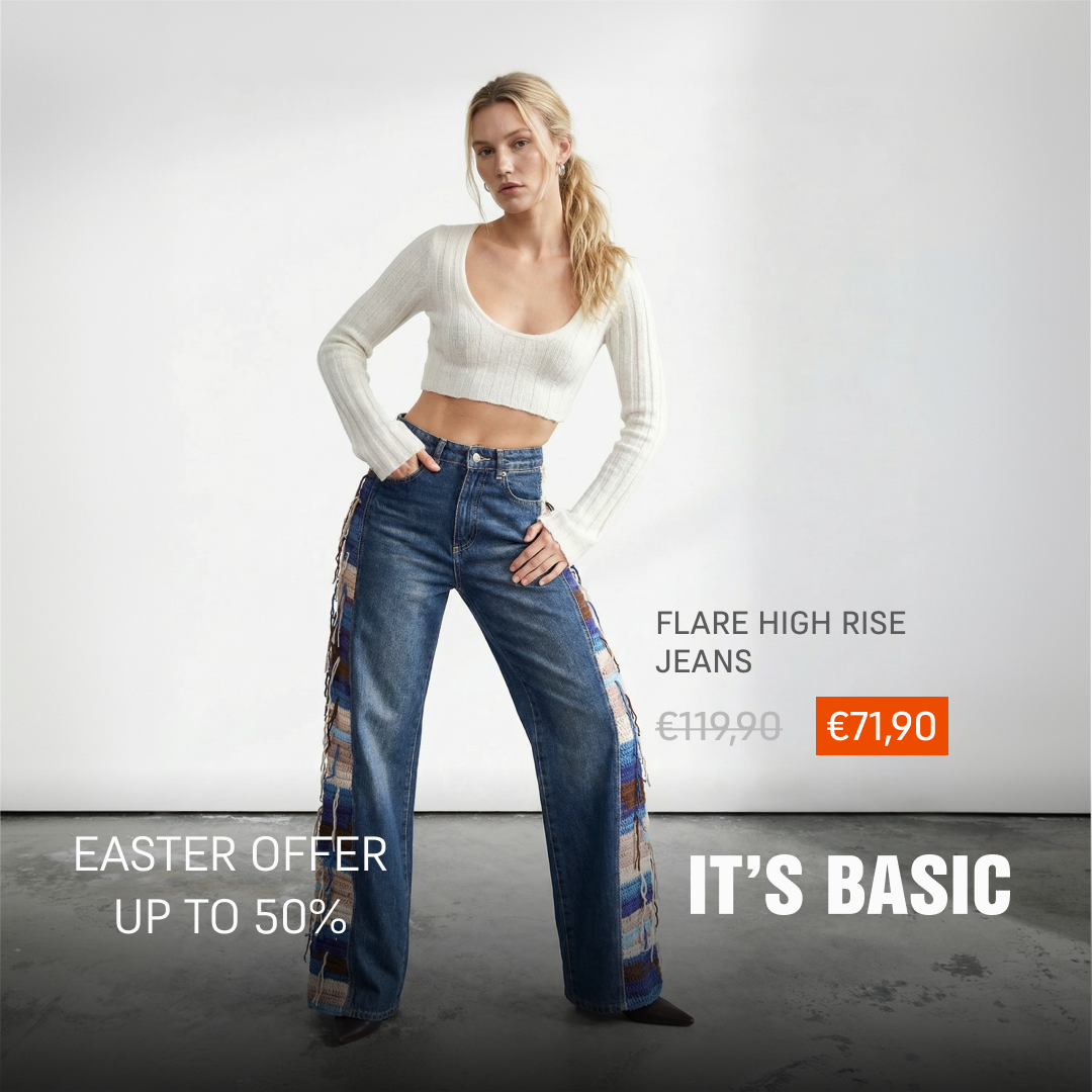 It's Basic NL Facebook ad: Tot 50% korting, Easter Offer