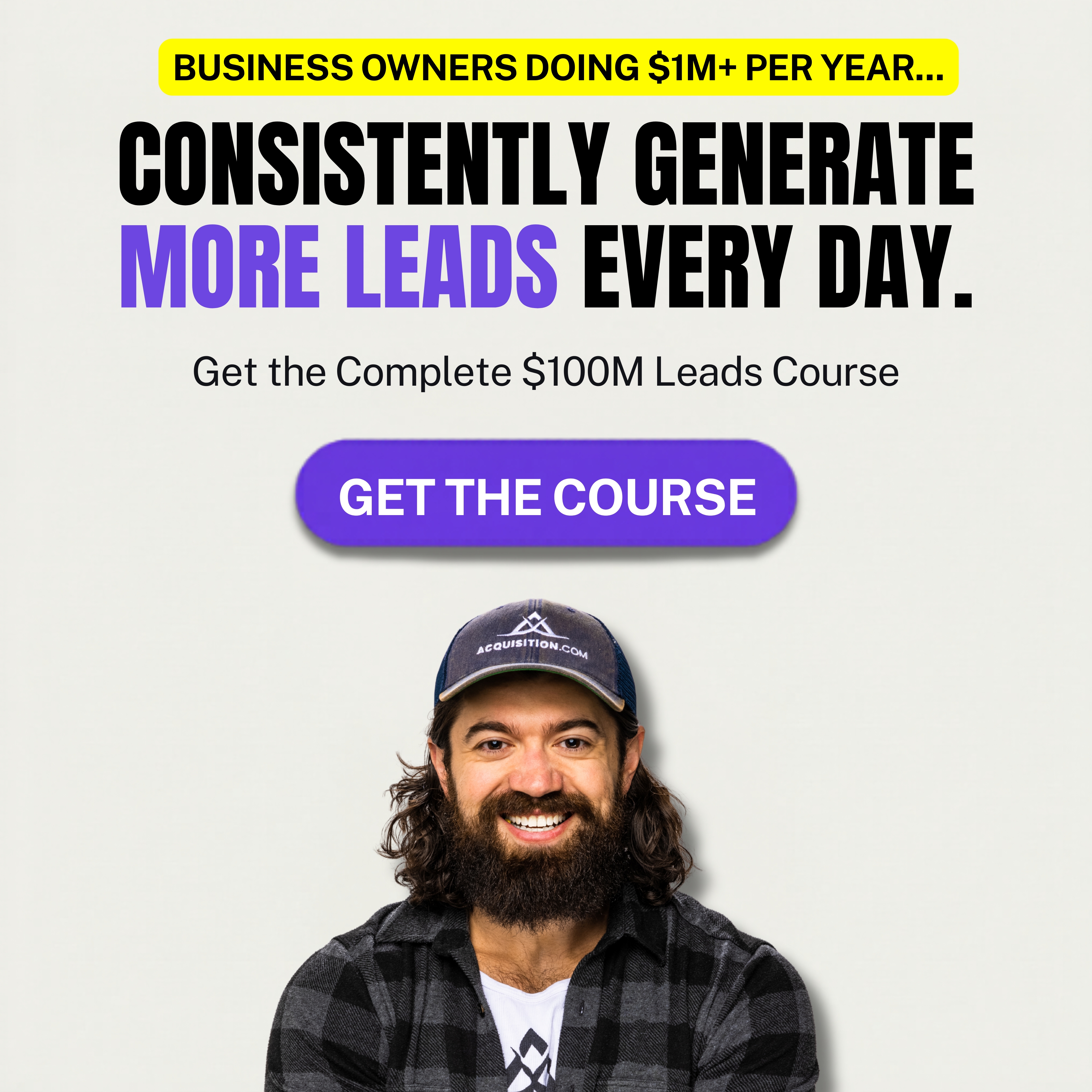 Alex Hormozi Facebook ad
