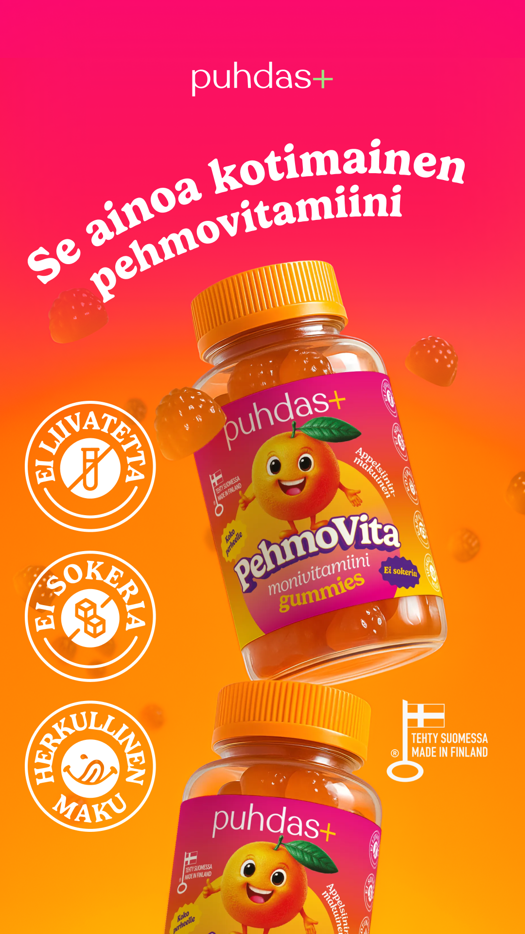Puhdas+ Facebook ad