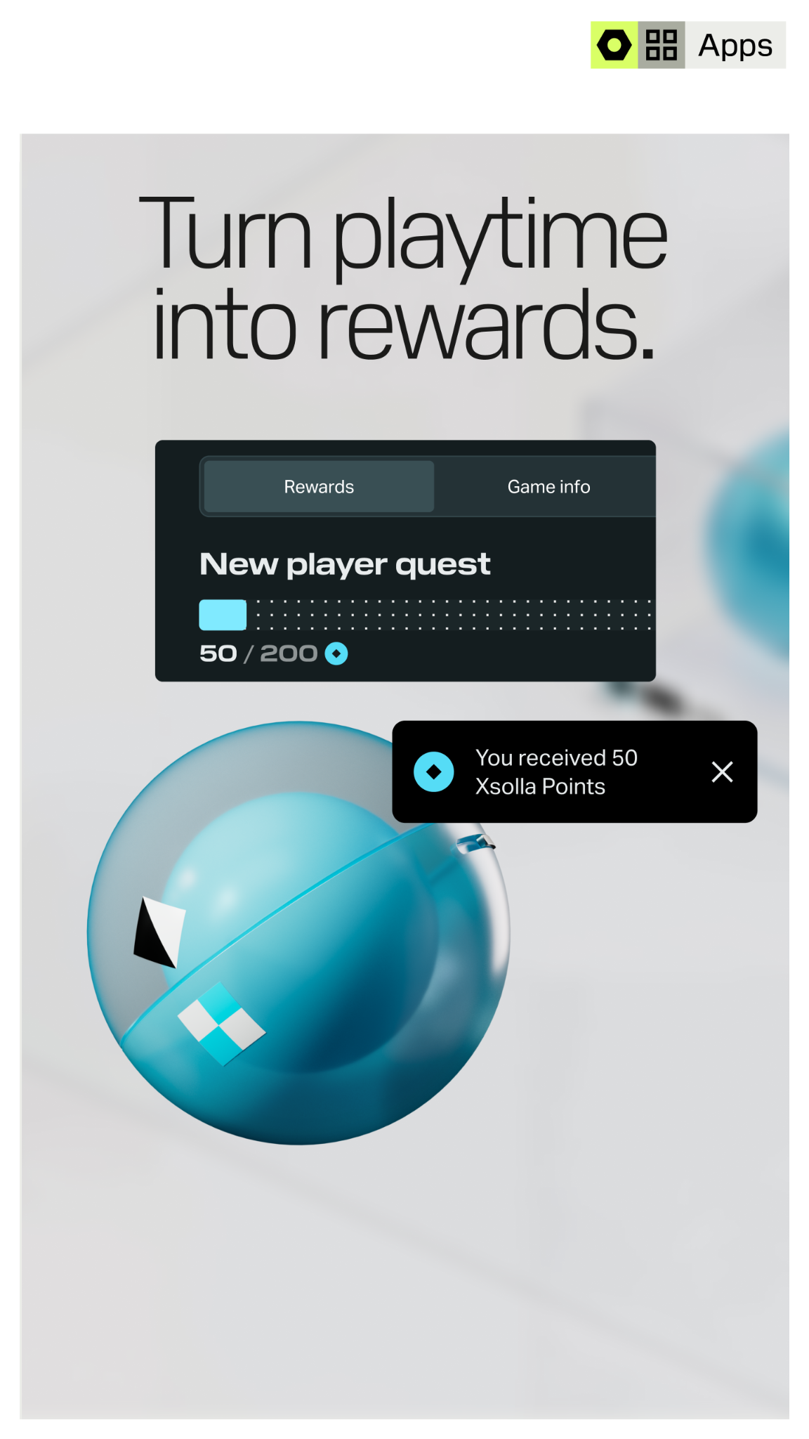 Xsolla Rewards Facebook ad