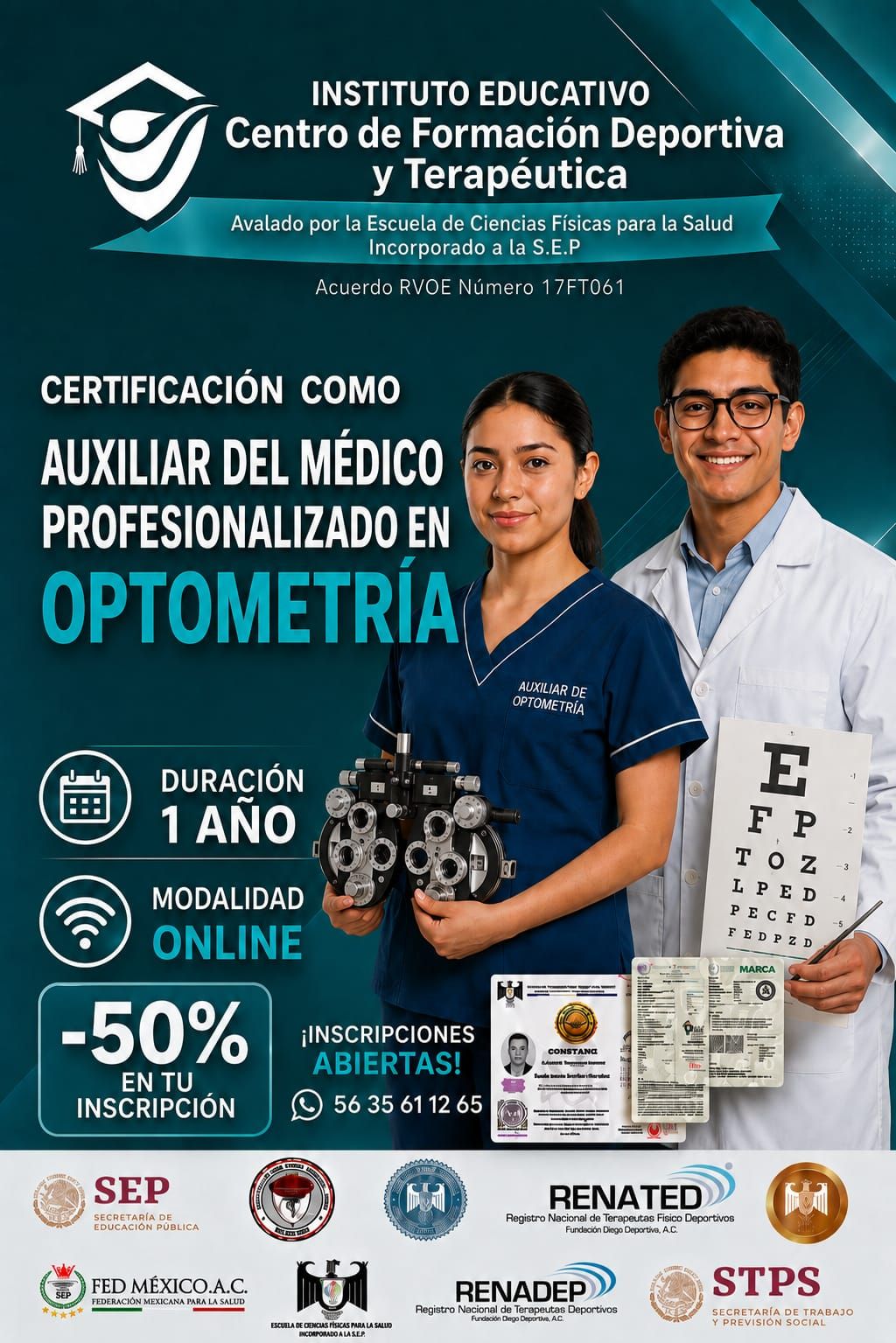 Instituto Educativo Centro De Formación Deportiva Y Terapéutica Facebook ad: CAPACITATE