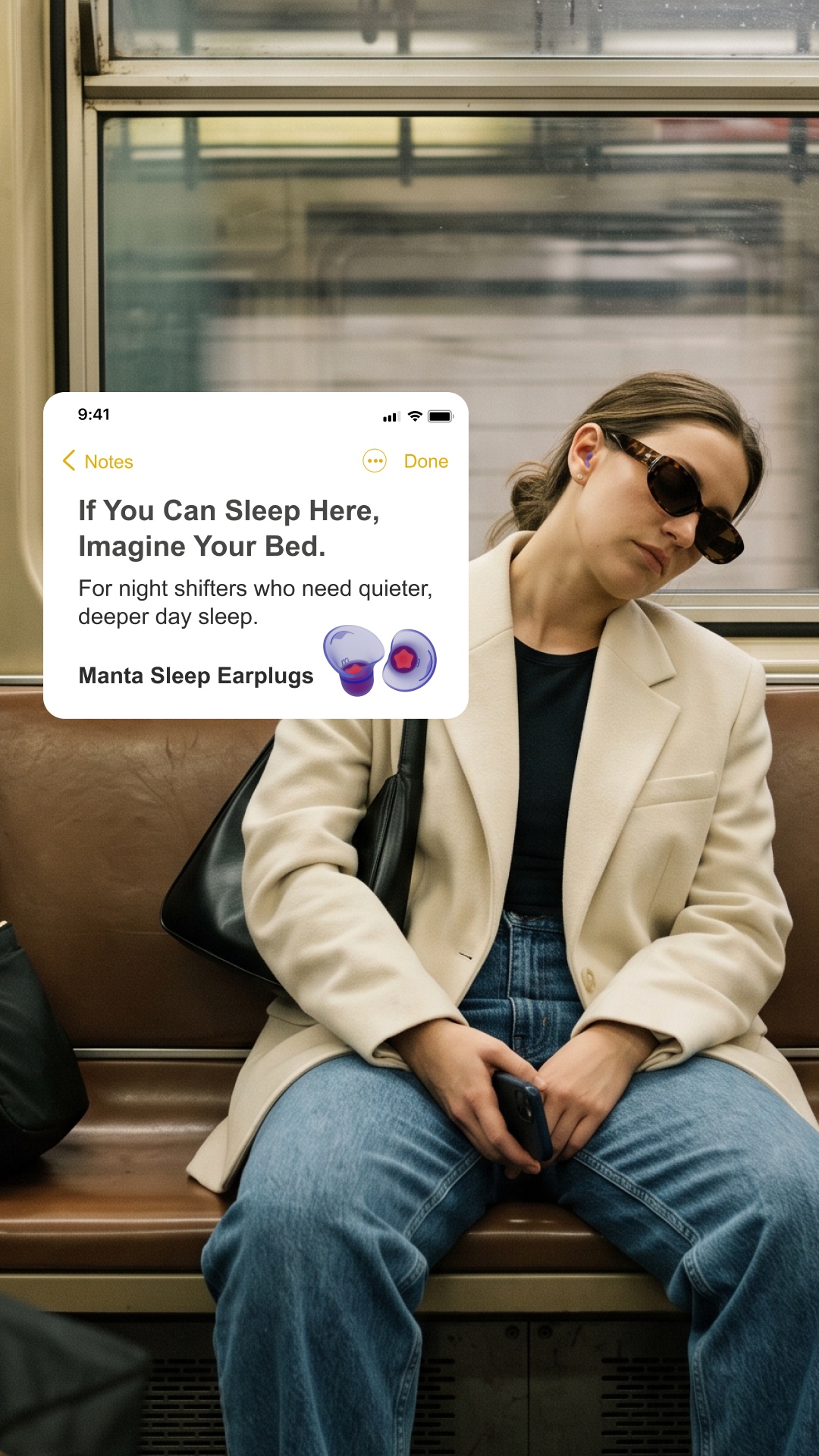 Manta Sleep Facebook ad
