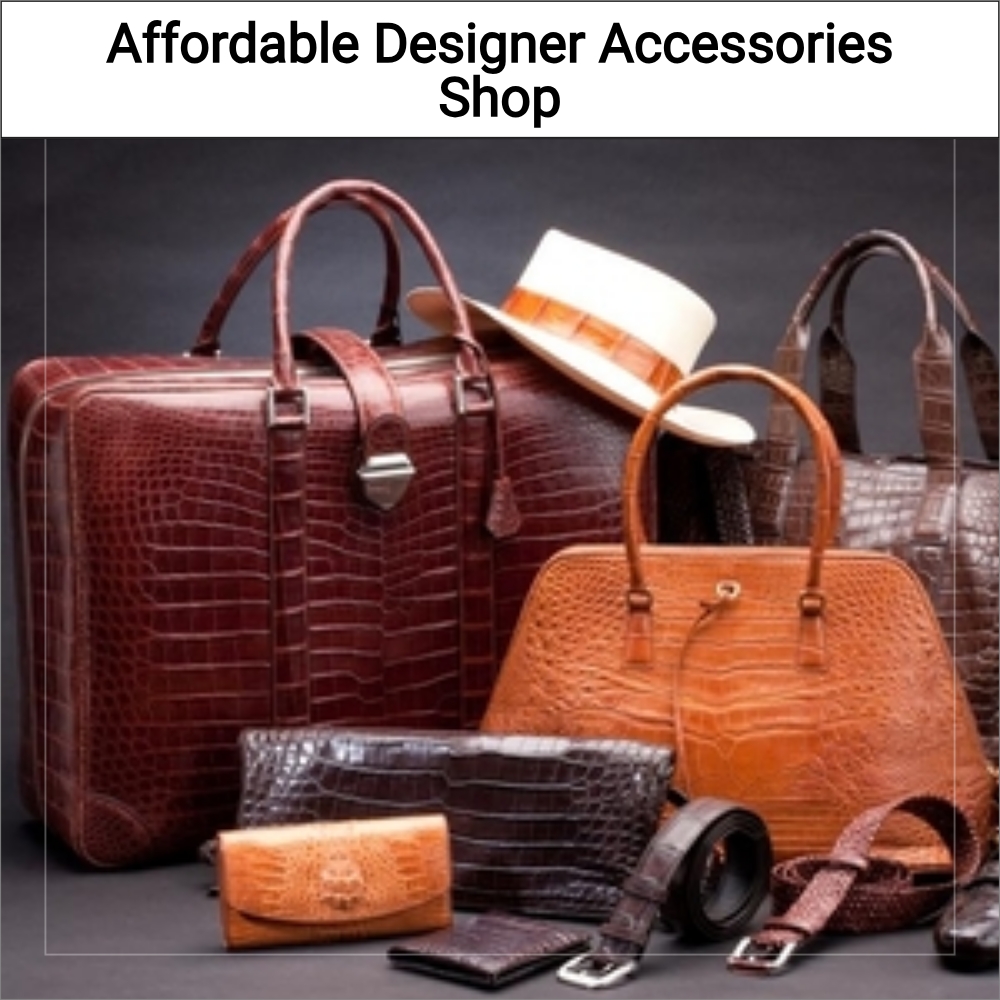 SearchableOnline Surgeflow Facebook ad: Affordable Designer Accessories Shop.