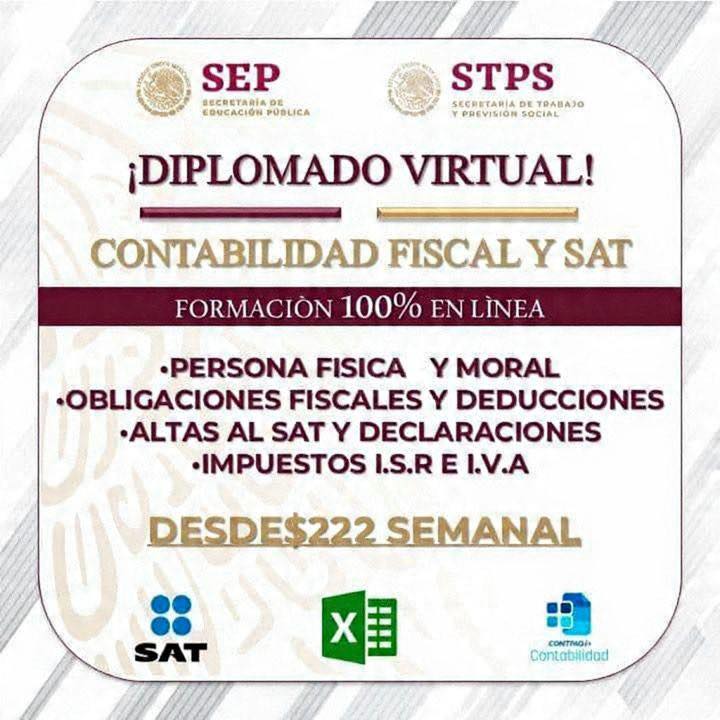 Instituto Educativo Facebook ad: CAPACÍTATE EN DECLARACIONES FISCALES Y CONTABILIDAD