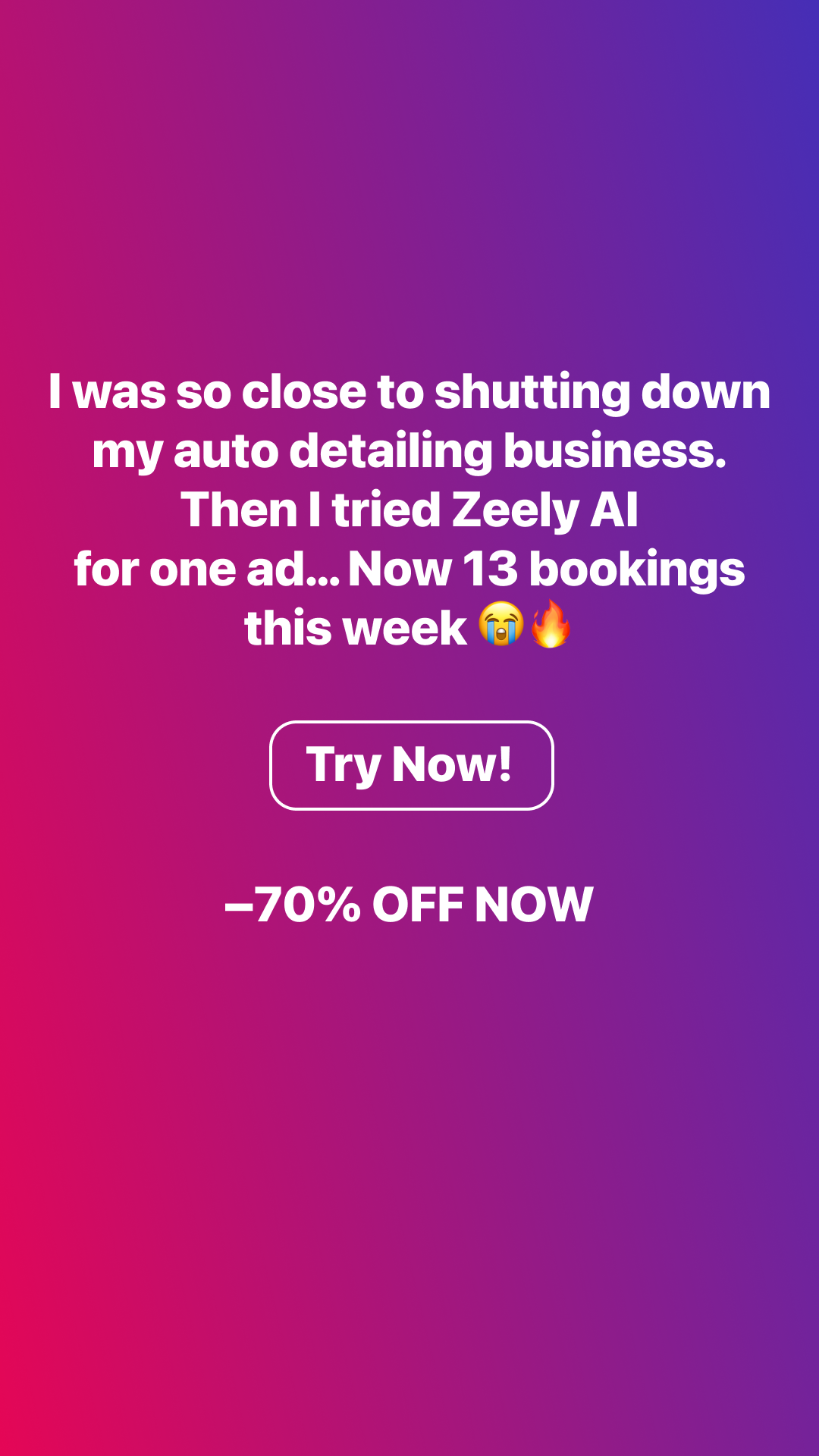 Zeely Facebook ad