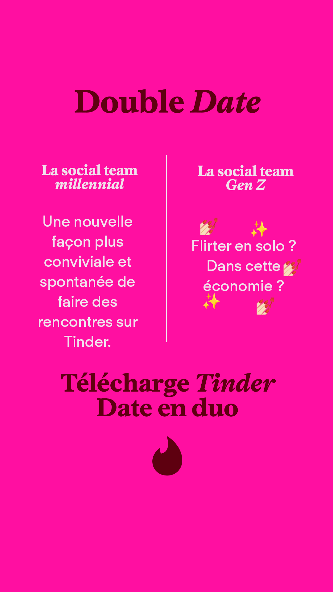 Tinder Facebook ad from Aug 10, 2026