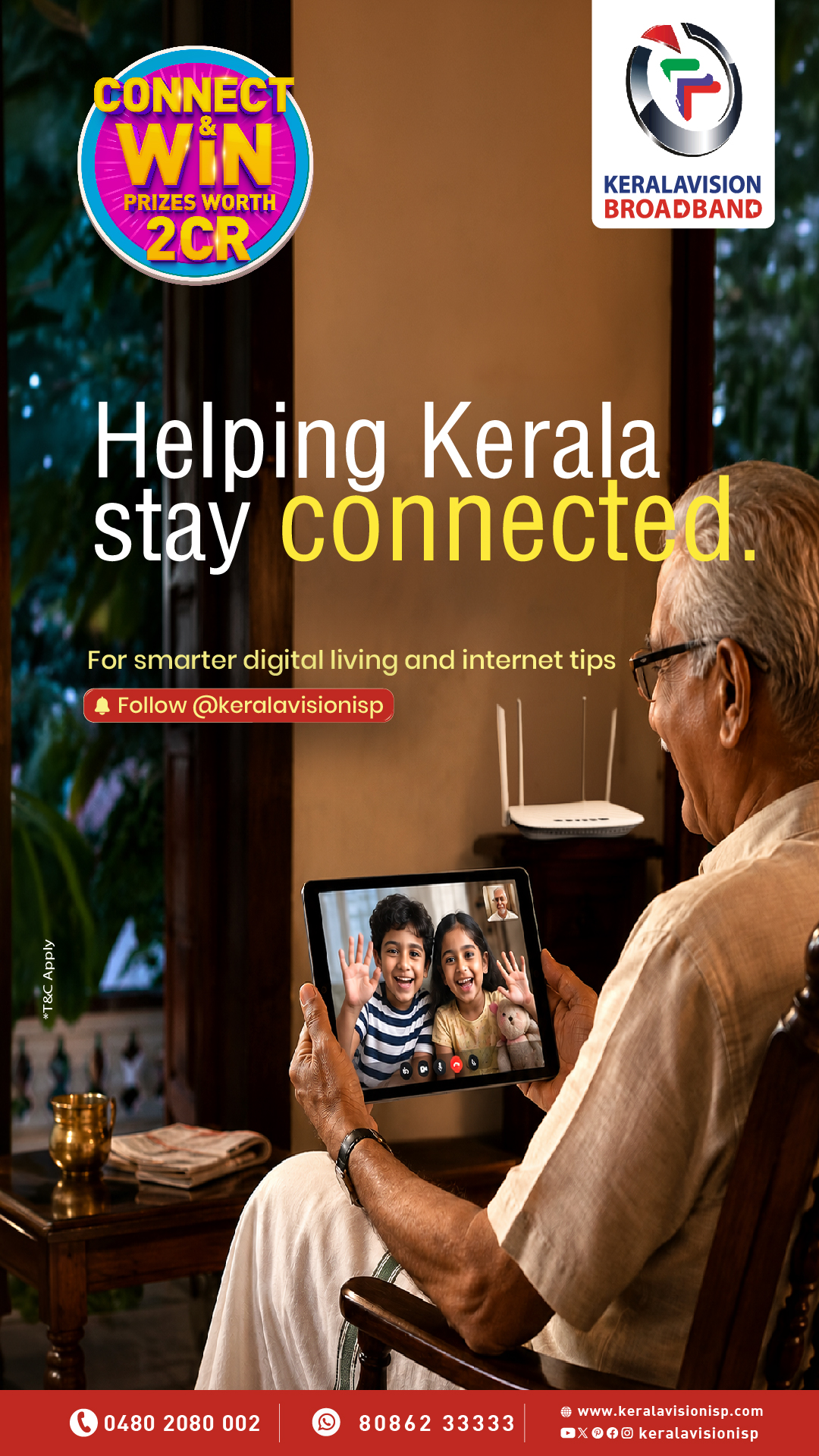 Kerala Vision Broadband Facebook ad