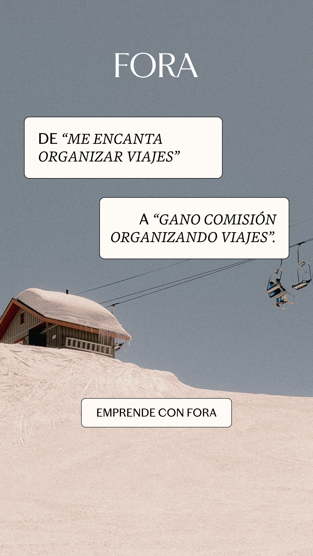 Fora Community Facebook ad
