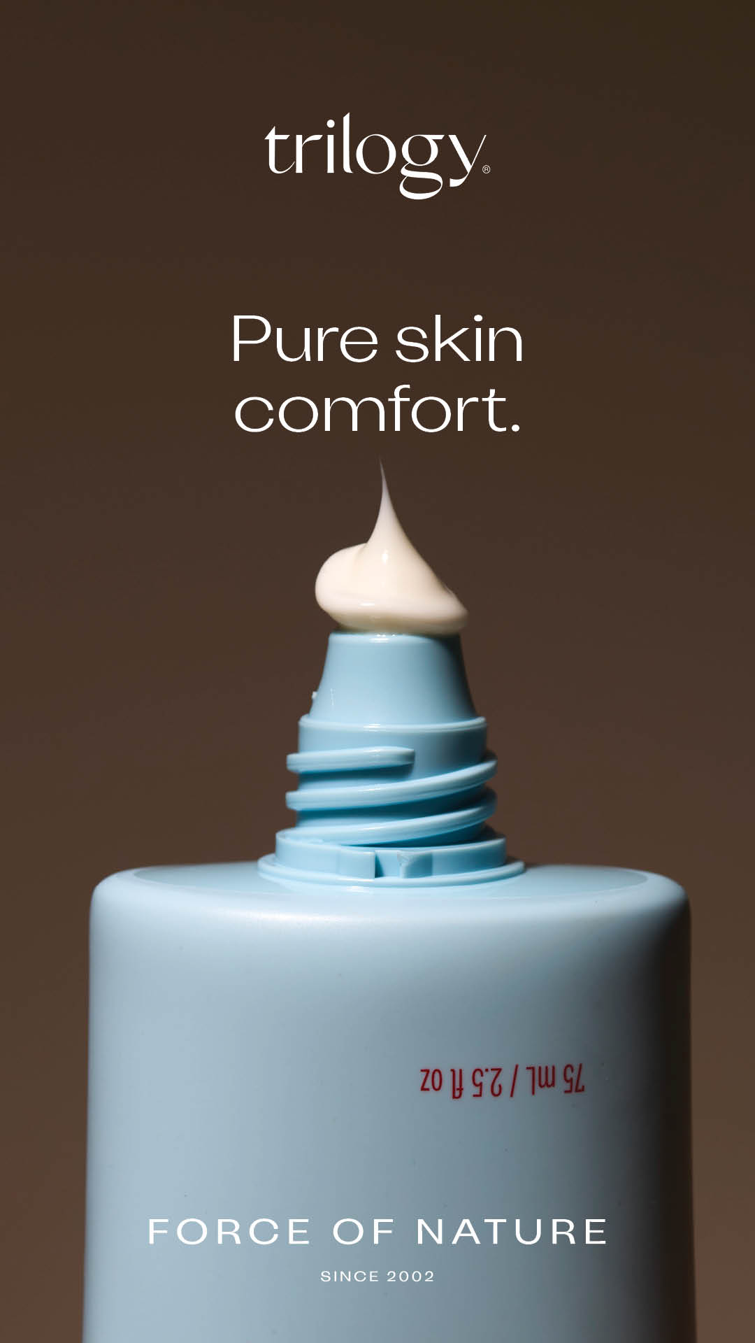 Trilogy Natural Skincare Facebook ad
